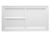 Тарелка прямоугольная 3-секционная 39 см - RAK Porcelain
