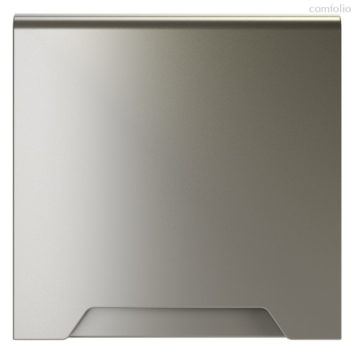 Накладка для розетки с заземлением, защитными шторками и крышкой, S70 шелк - Voltum