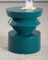 Изумрудный приставной столик Сигет - Louvre Home