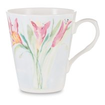 Кружка Just Mugs Heritage Свежие цветы Лилии 370 мл, фарфор костяной - Just Mugs