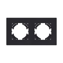 Рамка 2-постовая, черный матовый Kollinger Aspekt AT2BM - Kollinger