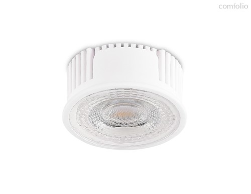 Светодиодный модуль CERAMIC 9W, 4000K, Dim Triac, 858Лм, Ra90, 70°, D50xH22мм, белый, MR16, AC220-240В, белый корпус, Серия: DL18270 - Donolux