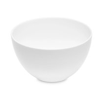 Салатник Narumi Терраса, рельеф 17 см, фарфор костяной, матовый, белый, блестящий - Narumi