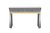 Консоль 2 ящика с золотистой отделкой 120x42x79см - Garda Decor
