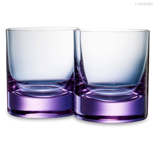 Набор стаканов для виски Moser Виски сет 370 мл, 2 шт, александрит, п/к - Moser