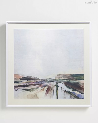 Квадратный постер Beauty, цвет белый - Louvre Home