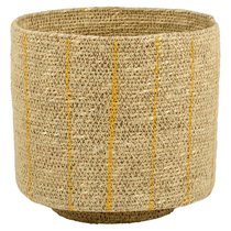 Кашпо плетеное Ochra light stripe