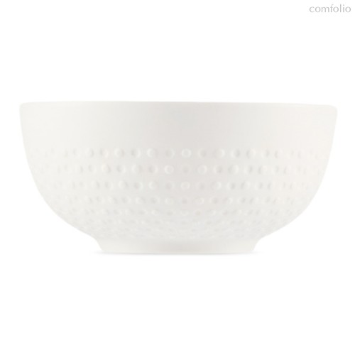 Салатник порционный Decor de table Капля 15 см, рельеф, фарфор, белый - Decor De Table