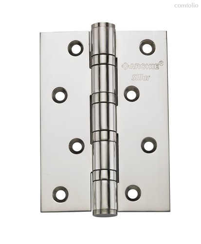 Универсальная петля SILLUR A010-C 100X70X3-4BB P.CHROME (хром блестящий) - Archie