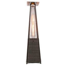 Инфракрасный газовый обогреватель Ställeh Pyramid X4 Rattan Brown (Четырехугольный, Цвет коричневый Ротанг) - Hugett