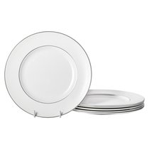 Набор тарелок обеденных Wedgwood Вера Ванг Белая Коллекция 27 см, 6 шт, фарфор - Wedgwood