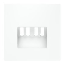Накладка для розетки акустической 4-местной , S70 белый матовый - Voltum