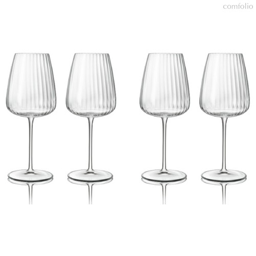 Набор бокалов для белого вина Luigi Bormioli Оптика 550 мл, 4 шт - Luigi Bormioli