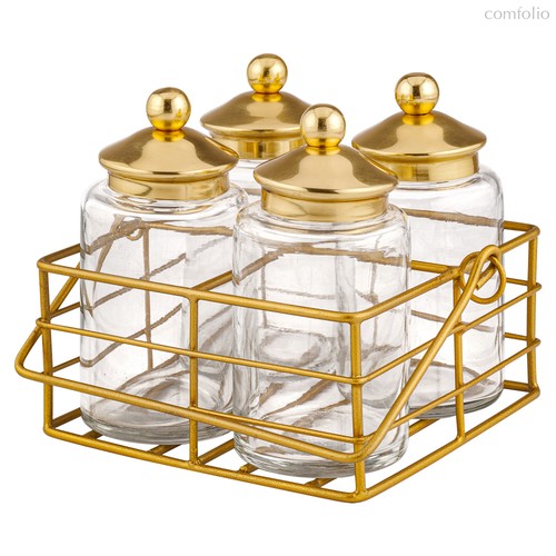 Набор стеклянных баночек (4 шт.) - Covali