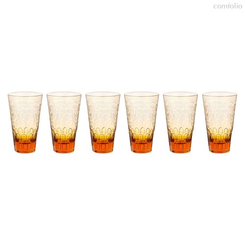 Набор из 6 стаканов для воды Moser Махарани 240 мл - Moser