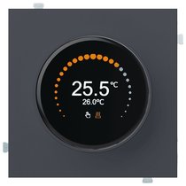 Термостат для теплых полов с круглым дисплеем 32233 BT, базальт - Rikett