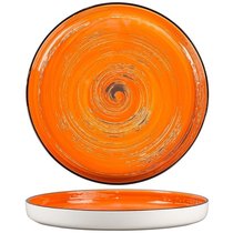 Тарелка с бортом Texture Orange Circular 28 см, h 3,1 см, P.L. Proff Cuisine 3 шт. - P.L. Proff Cuisine