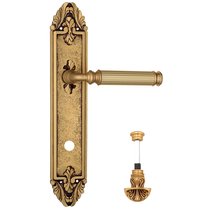 Дверная ручка Venezia Mosca WC-4 на планке PL90 французское золото - Venezia Collezione