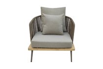 Кресло "БЭЙЛИ (BAYLEY)" уличное серое 82x84x75см - Garda Decor