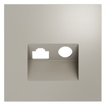 Накладка для розетки TV+RJ45 кат. 6, S70 кашемир