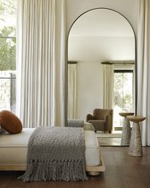 Чёрное зеркало арочной формы Савона, цвет черный - Louvre Home