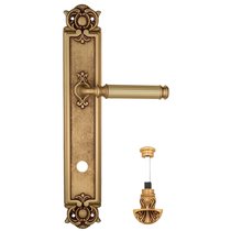 Дверная ручка Venezia Mosca WC-4 на планке PL97 французское золото