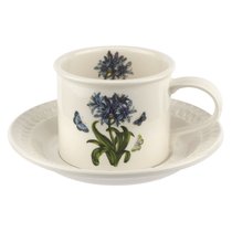 Чашка чайная с блюдцем Portmeirion "Ботанический сад. Рельеф. Лилия" 260мл - Portmeirion