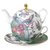 Набор чайник и чашка с блюдцем Wedgwood Бабочки и цветы 580 мл - Wedgwood