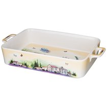 Блюдо Прямоугольное с Ручками Lefard Лаванда 32,6x19x6 см