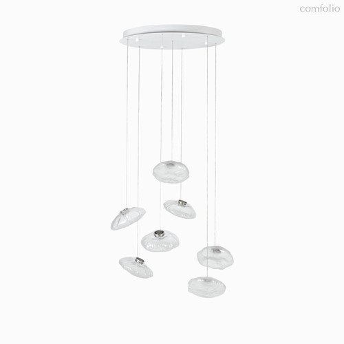 Подвесной светильник Cloud диаметр 90, цвет белый/прозрачный - Cosmo