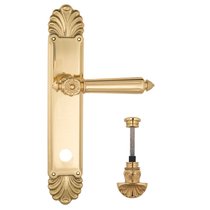 Дверная ручка Venezia Castello WC-4 на планке PL87 полированная латунь - Venezia Collezione