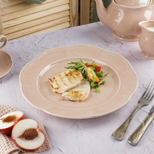 Тарелка d 30 см h3,5 см Aristocrat Peach Tea Noble [6] - Noble