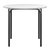 Стол обеденный Ror, d90 см, черный/серый - Latitude