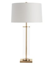 Золотая настольная лампа Томас, цвет золотой - Louvre Home