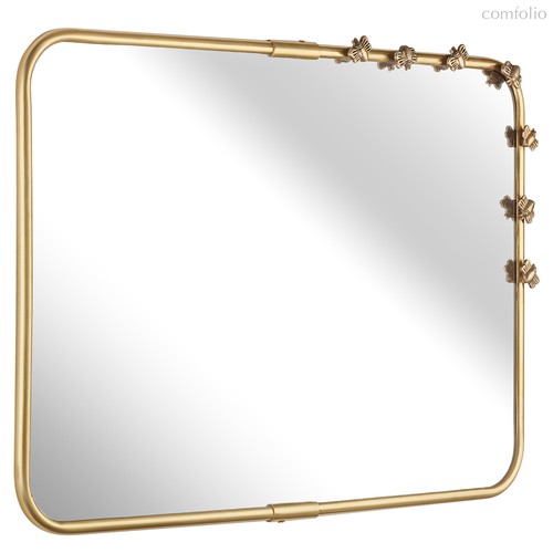 Зеркало настенное МЁД (M), цвет Состаренная латунь - Covali