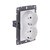 Розетка штепсельная SCHUKO двойная 16A/250 В, белый матовый Kollinger REA-032WM для Aspekt, Eleganz, Reflex - Kollinger
