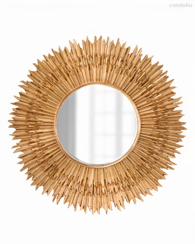 Настенное зеркало Гренье, цвет золотой - Louvre Home