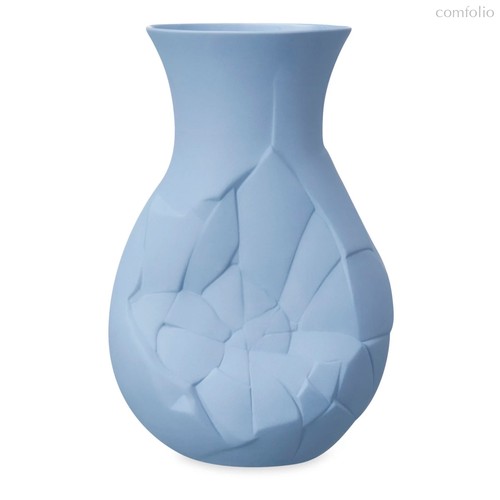 Ваза Rosenthal Тихий океан 26 см, фарфор, серо-голубая, п/к - Rosenthal