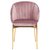Кресло Coral, велюр, пыльная роза, цвет розовый - Berg