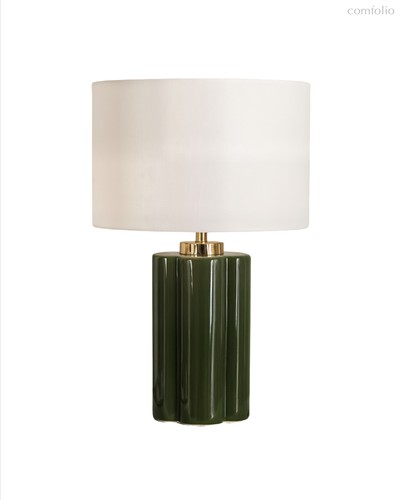 Зелёная настольная лампа Туоми, цвет зеленый - Louvre Home