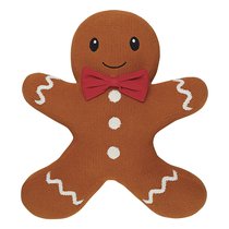 Подушка вязаная Classy gingerbread из коллекции New Year Essential, 40х50 см - Tkano