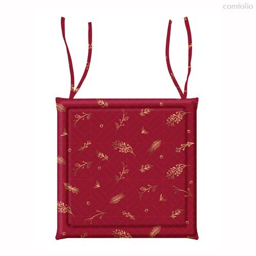 Подушка Для Стула "Самойловский Текстиль" 40/40 Кларет, 40x40 см - Nordtex