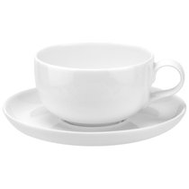 Чашка чайная с блюдцем Portmeirion "Выбор Портмейрион" 250мл (белая) - Portmeirion