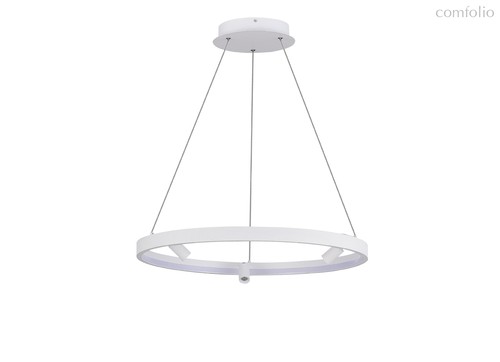 Aura Spot подвесной Led св-к, AC220-240В, 30Вт, 1650Lm, 3000K, D600xH1500мм, споты 3х3Вт, Ra>80, габариты профиля W13хH35мм, 45°, IP20, белый - Donolux