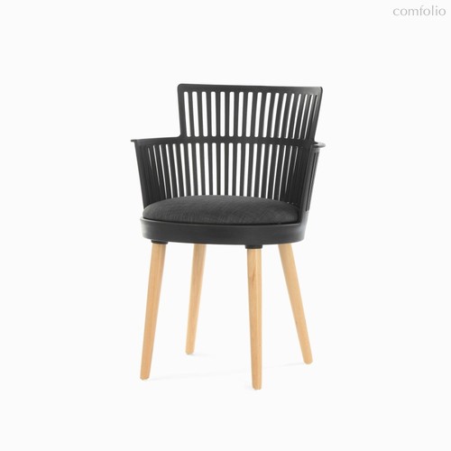 Обеденный стул Trinidad, цвет светло-коричневый/черный - Cosmo