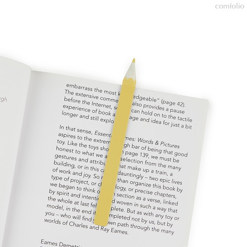 Закладка для книг Graphite желтая, цвет желтый - Balvi