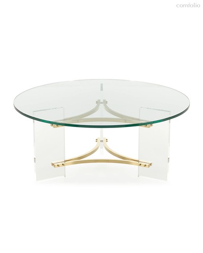 Стол журнальный Гарнет, цвет золотой - Louvre Home