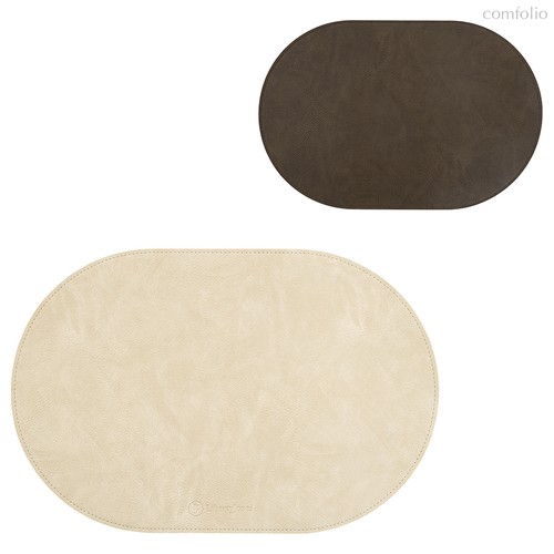 Салфетка сервировочная Pool, 30х45 см, темно-коричневая/молочная - Liberty Jones