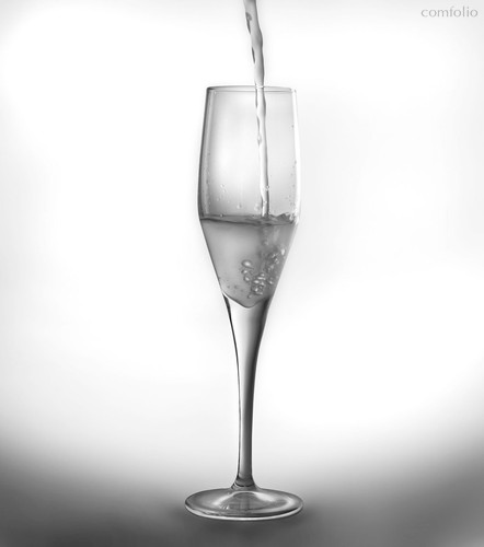 Набор 6пр бокалов для шампанского 215мл CooknCo Casa, цвет прозрачный - BergHOFF
