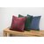 Чехол на подушку фактурный из хлопкового бархата бордового цвета из коллекции Essential, 45х45 см - Tkano